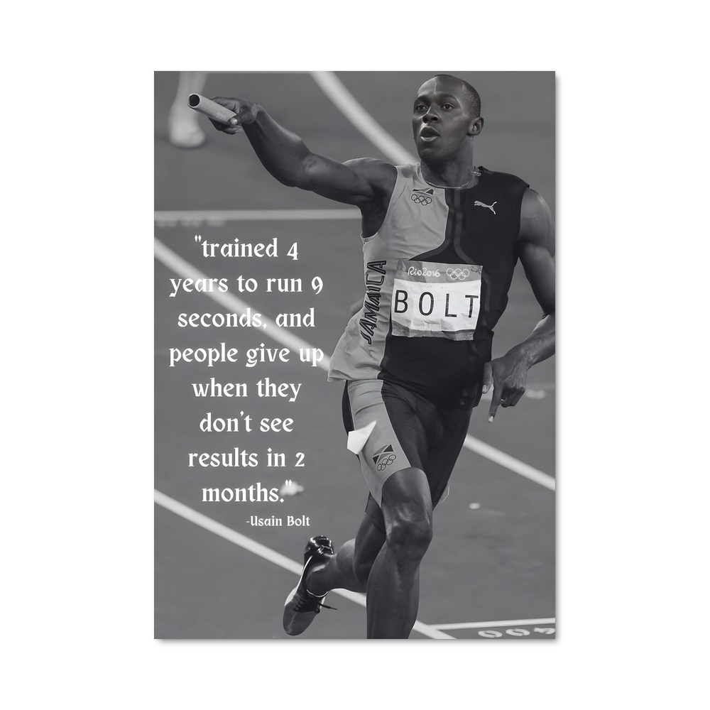 Poster Usain bolt puiser
